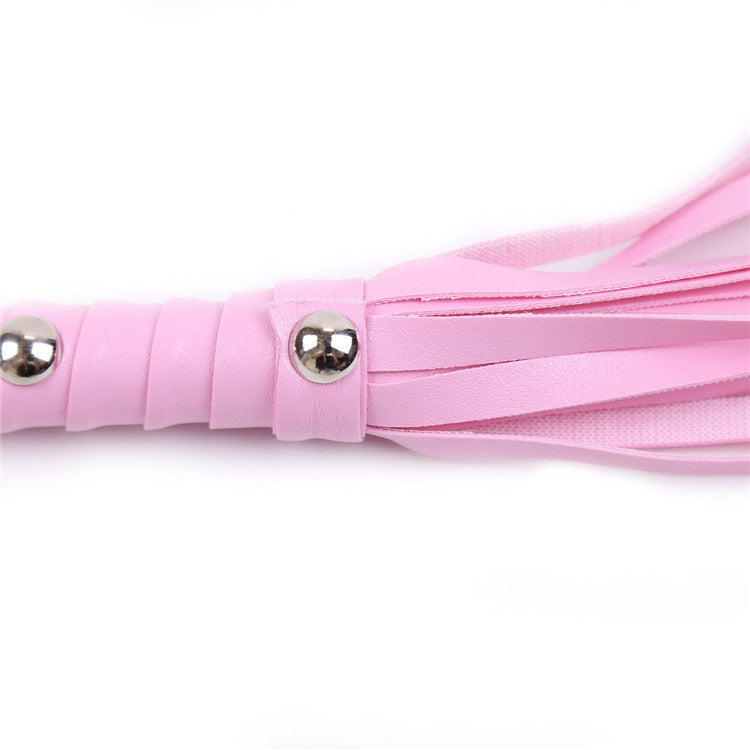 Rivet Detail Faux Leather Flogger - Sexy Bee UK