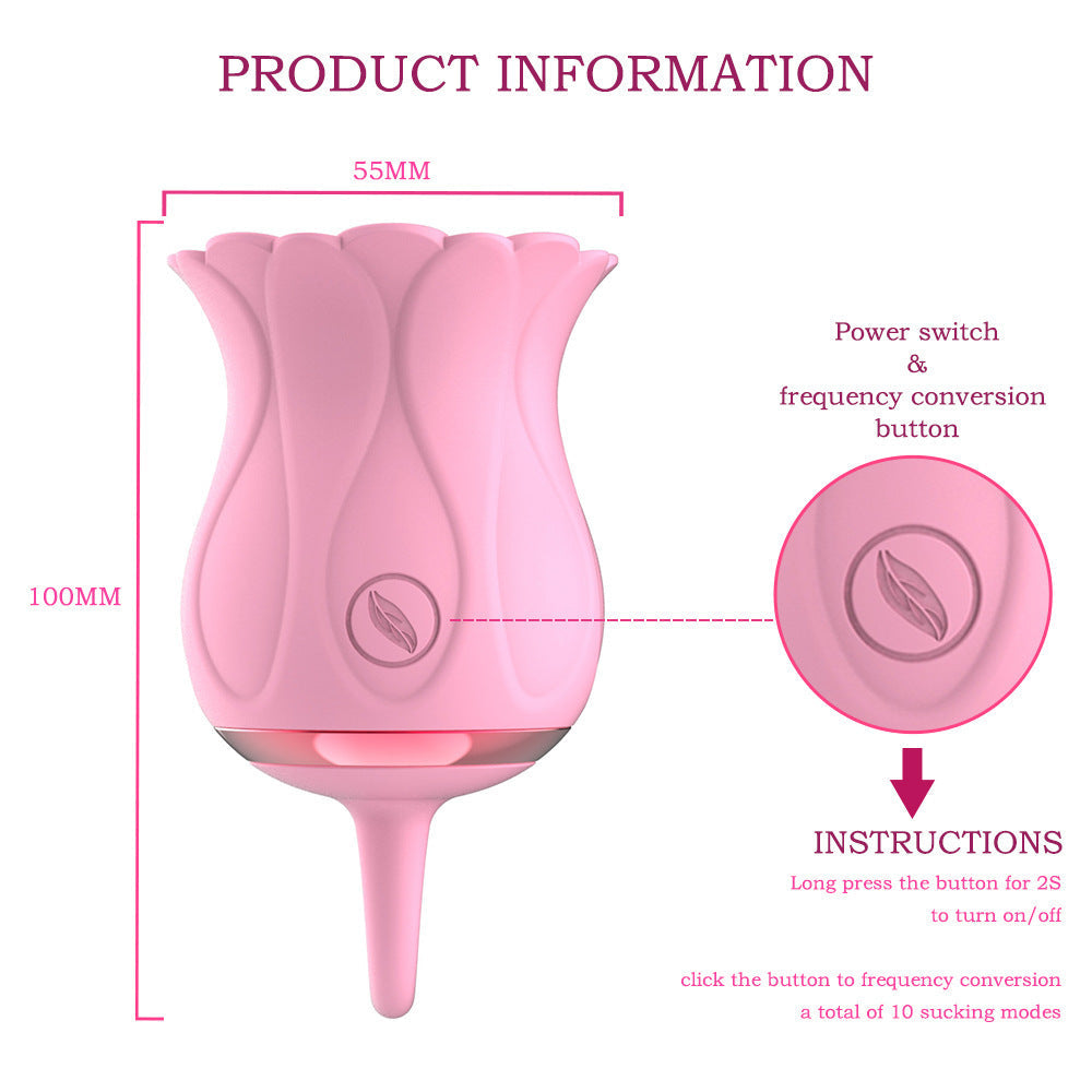 Pleasure Air Rose Clitoral Suction Stimulator - Sexy Bee UK