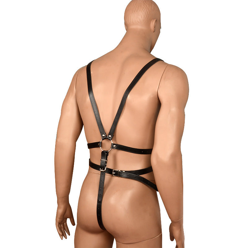 Male Power Jouster Pouch Body Harness