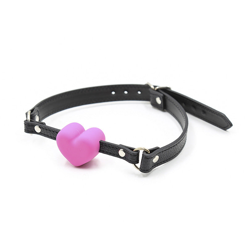 Silicone Heart-Shaped Ball Gag - Sexy Bee UK