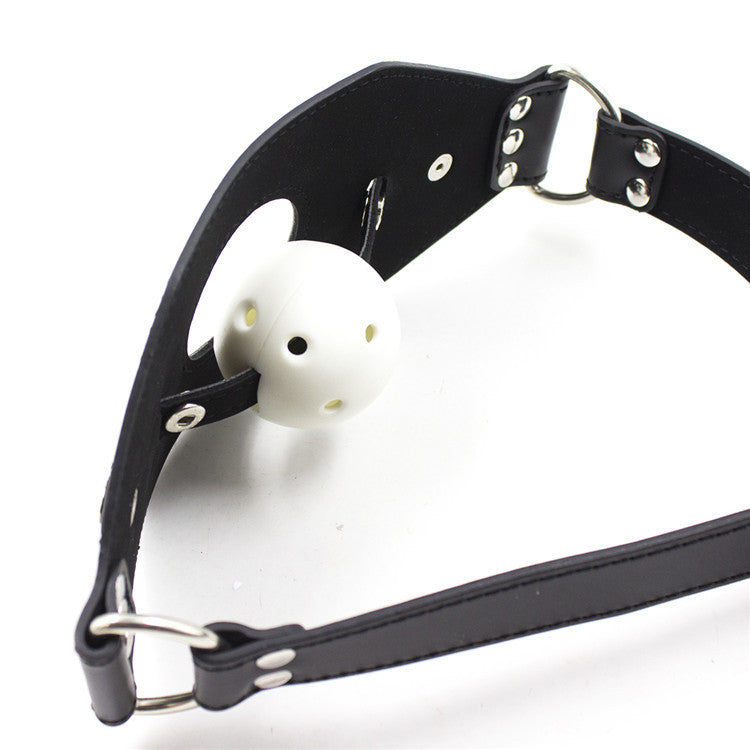 Faux Leather Pleasure Gag - Sexy Bee UK