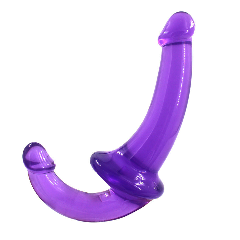 Crystal Clear Curveball Double Ended Dildo - Sexy Bee UK