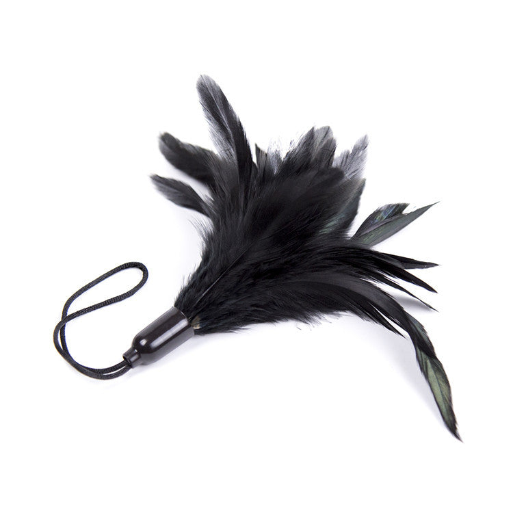 Black Feather Teaser with Hand Loop - Sexy Bee UK