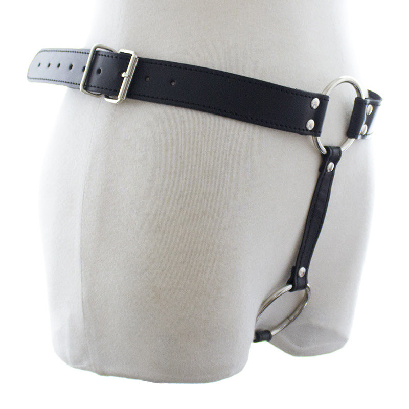 Adjustable Butt Plug Harness and Chastity Belt