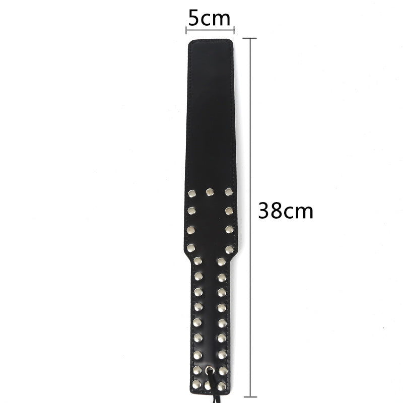 Faux Leather Studded Paddle - Sexy Bee UK