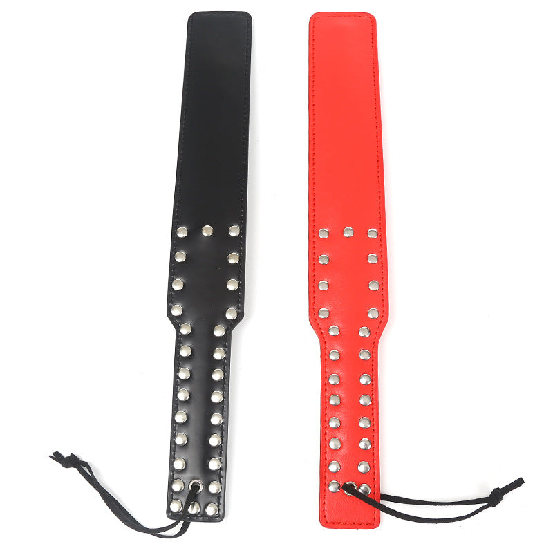 Faux Leather Studded Paddle - Sexy Bee UK