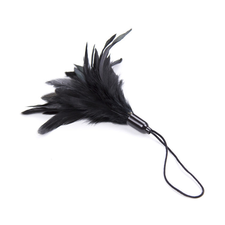 Black Feather Teaser with Hand Loop - Sexy Bee UK