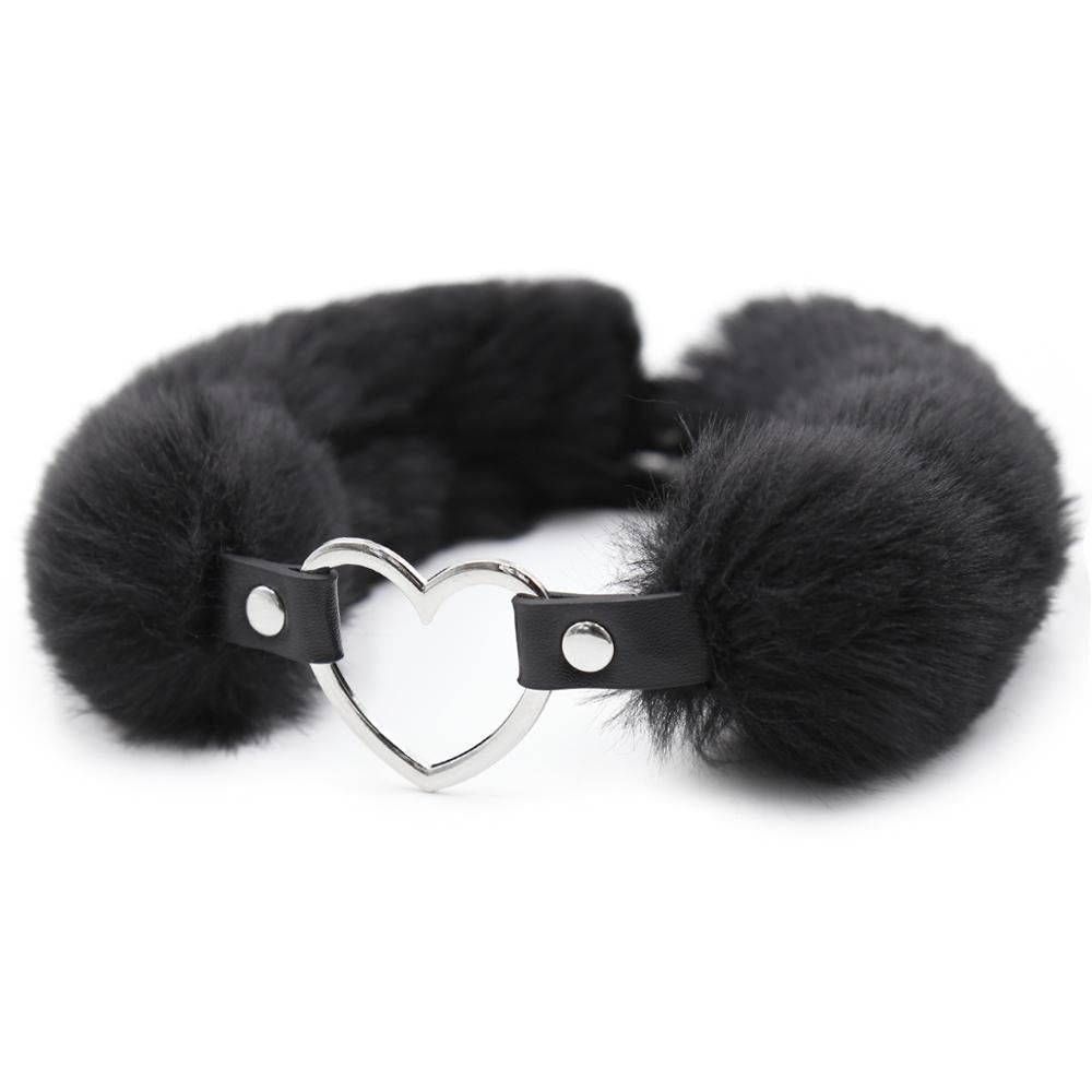 VF Fluffy Collar with a Stainless Steel Heart Feature