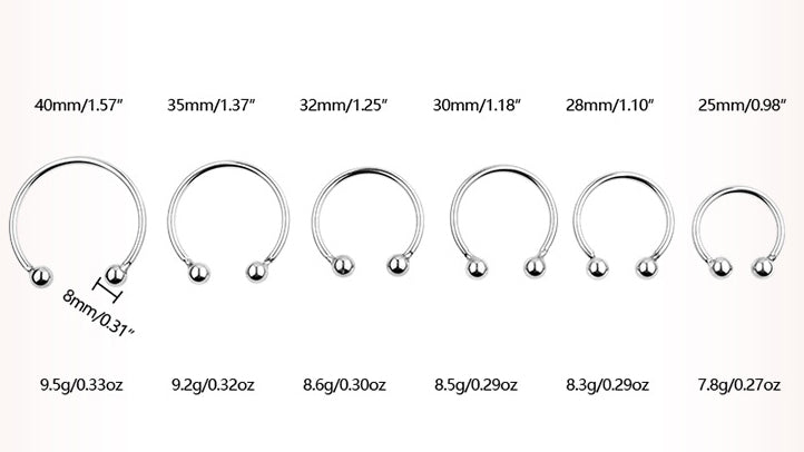 Metal Cock Rings Set (6 Pack)