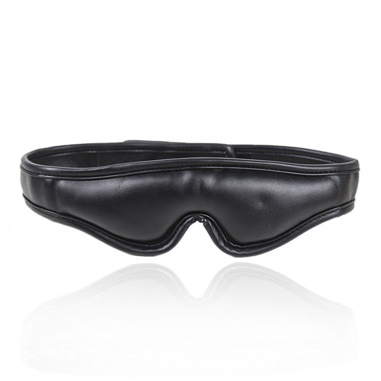 Eye-Catching Black Padded Blindfold - Sexy Bee UK