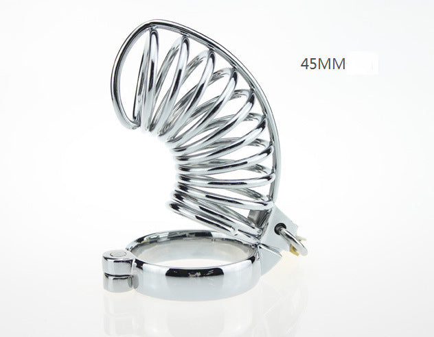 Stainless Steel Spiral Chastity Cage - Sexy Bee UK