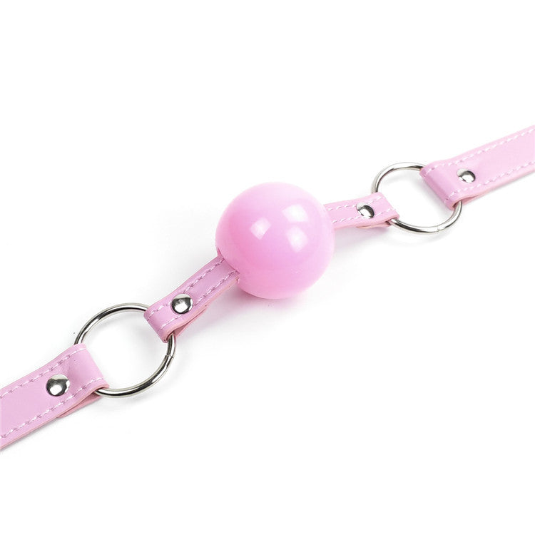 Pretty Pink Plastic Ball Gag - Sexy Bee UK