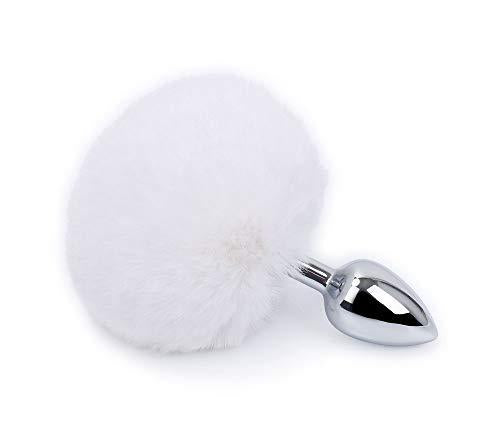 Faux Fur Bunny Tail Butt Plug - Sexy Bee UK