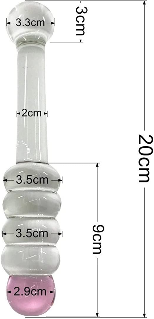 Sweet as Honey Glass Dildo - Sexy Bee UK