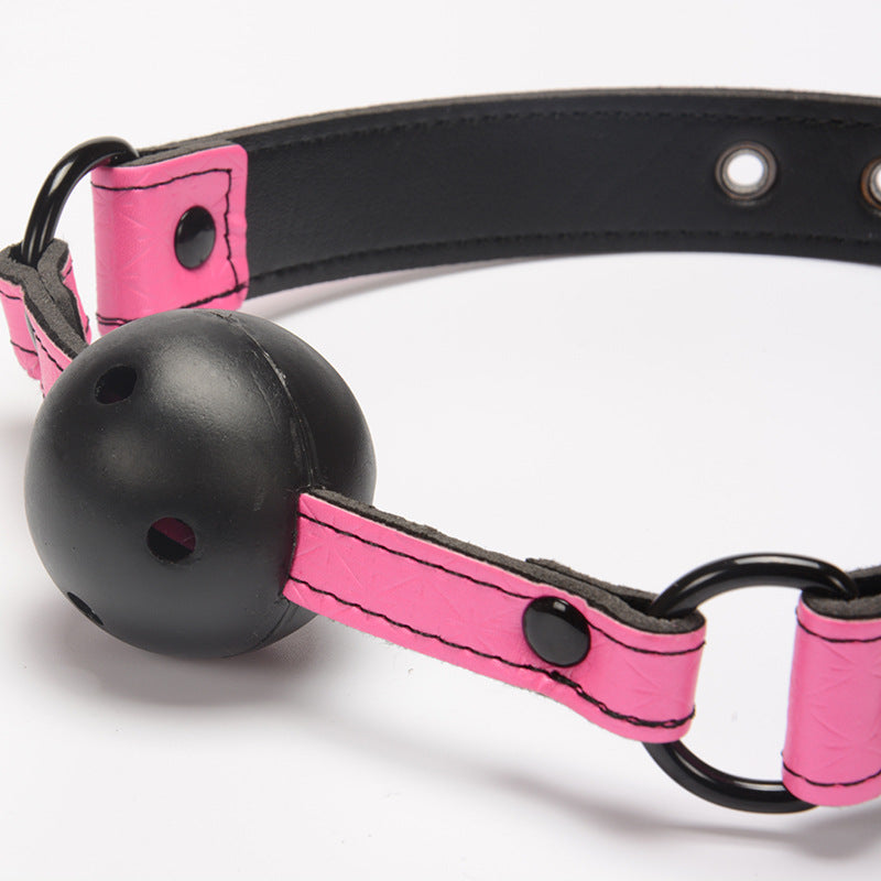 Black and Pink Breathable Ball Gag - Sexy Bee UK