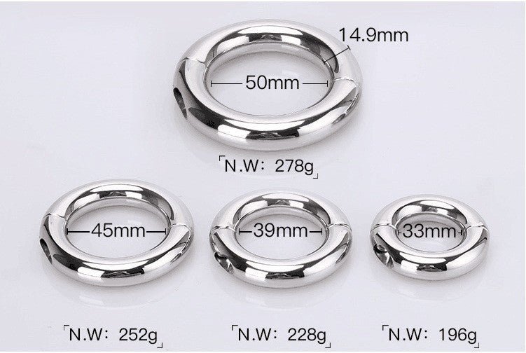 Stainless Steel Donut Cock Ring