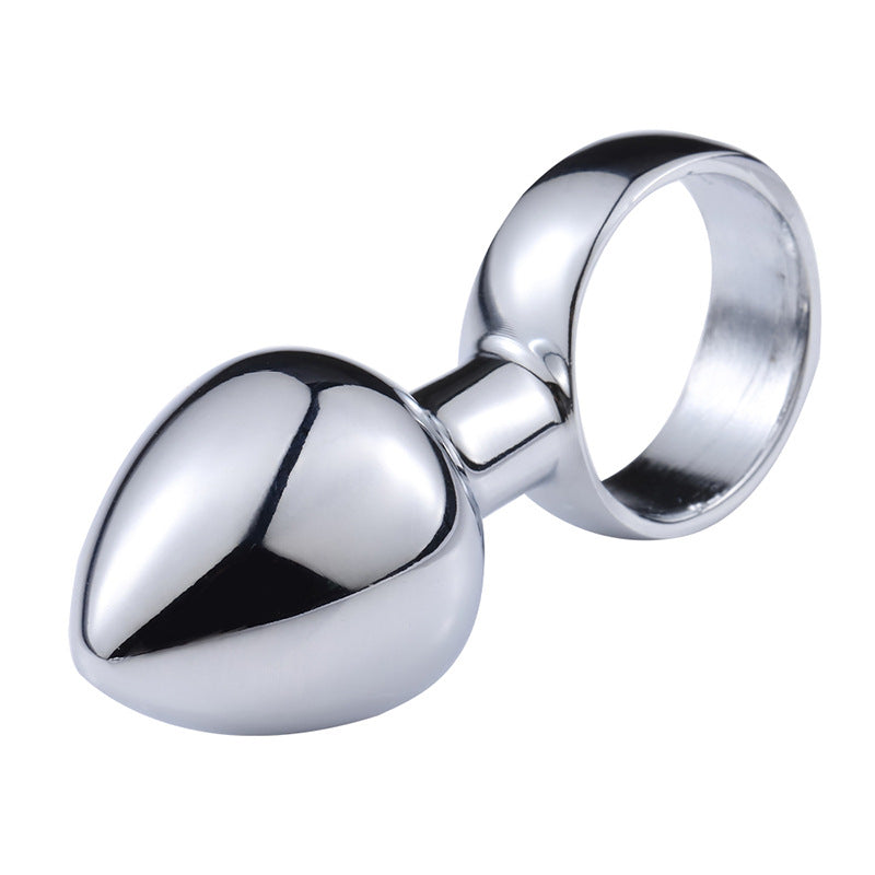 Ring Pull Stainless Steel Butt Plug - Sexy Bee UK