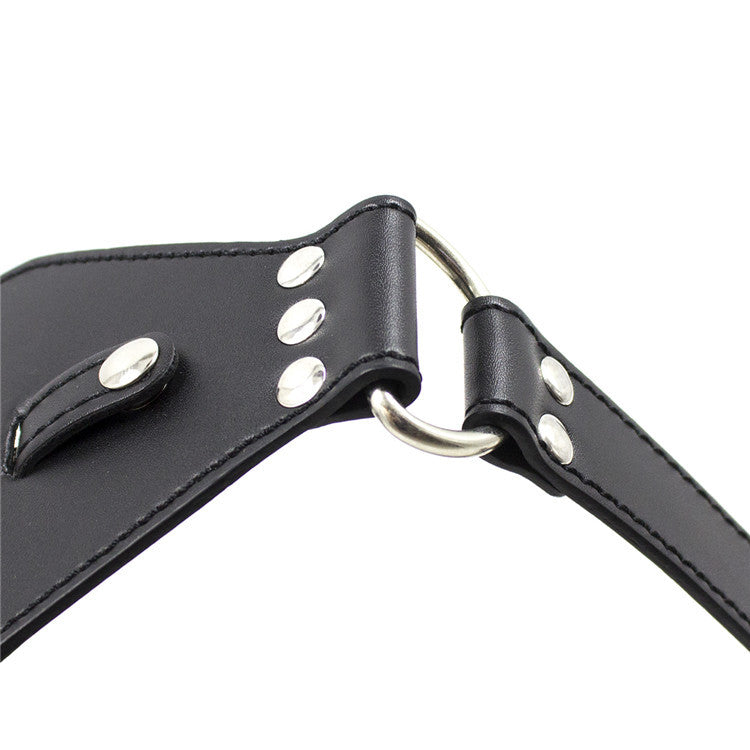 Faux Leather Pleasure Gag - Sexy Bee UK