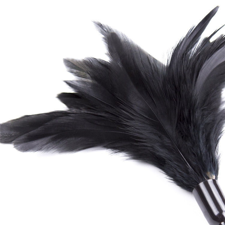 Black Feather Teaser with Hand Loop - Sexy Bee UK