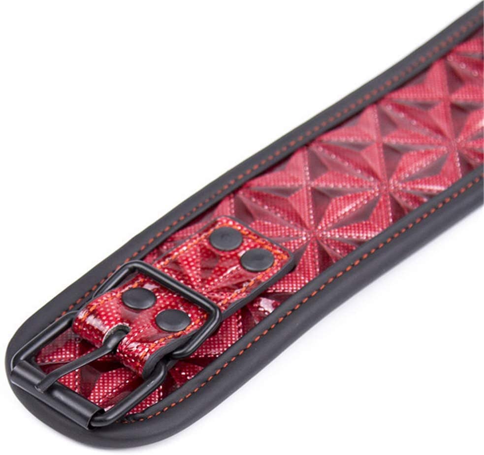 The Sub 6 Piece Aztec Black and Red Bondage Kit