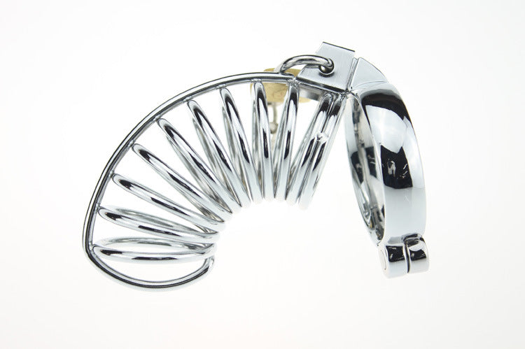 Stainless Steel Spiral Chastity Cage - Sexy Bee UK