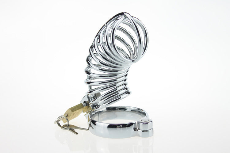 Stainless Steel Spiral Chastity Cage - Sexy Bee UK