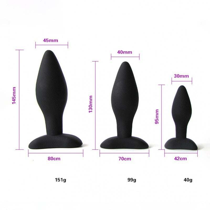 To The Hilt Black Silicone Butt Plug - Sexy Bee UK