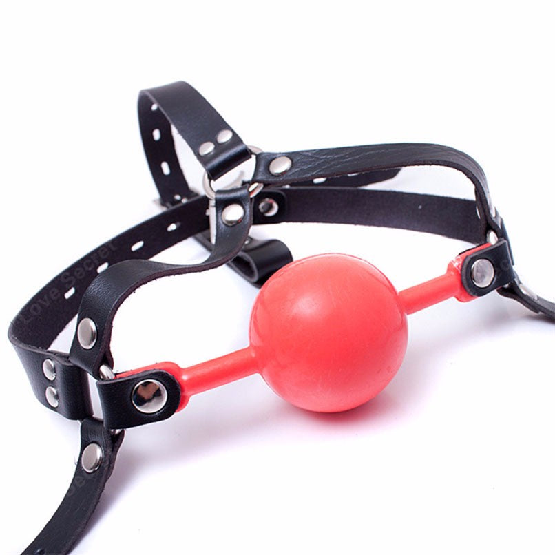 'Speak No Evil' Ball Gag Head Harness - Sexy Bee UK