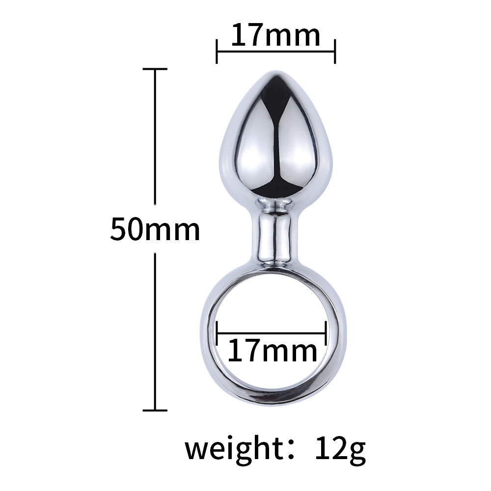 Ring Pull Stainless Steel Butt Plug - Sexy Bee UK