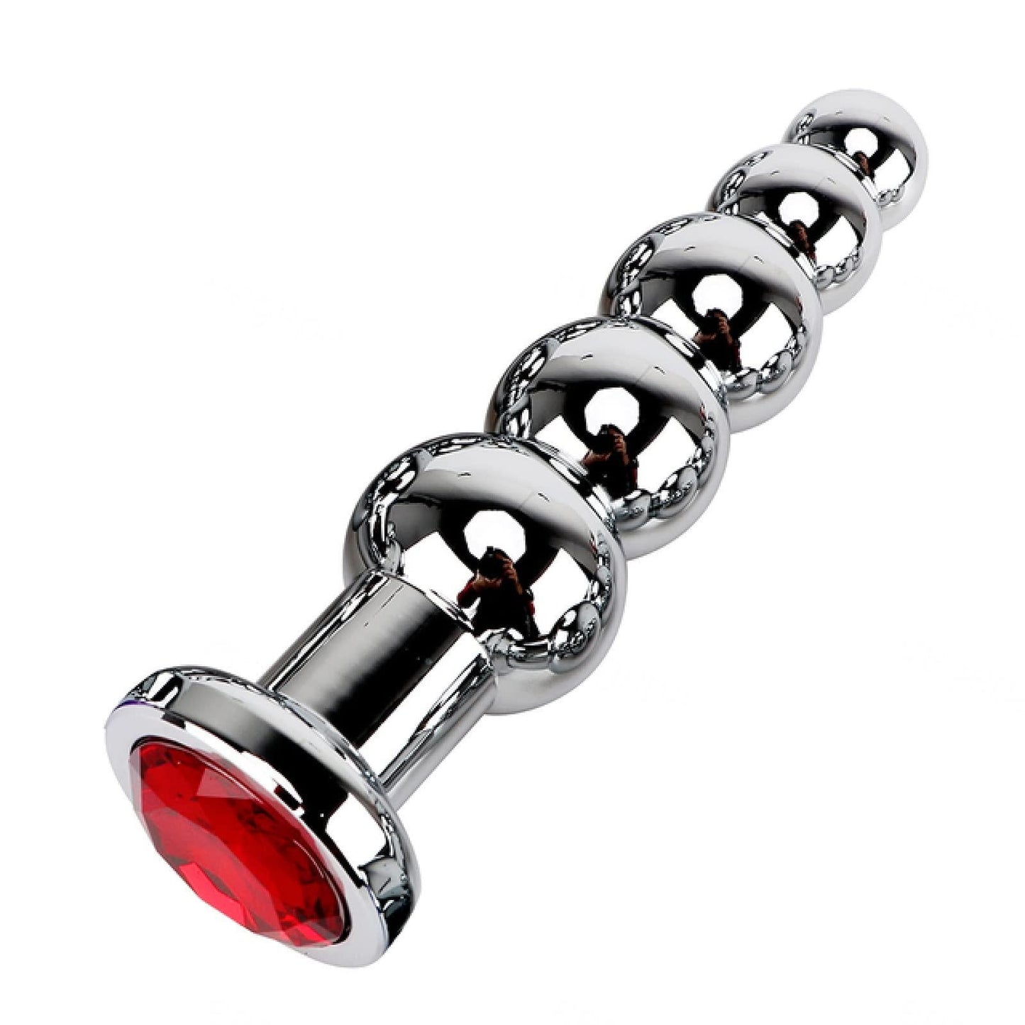 Jewel Beaded Aluminium Butt Plug - Sexy Bee UK