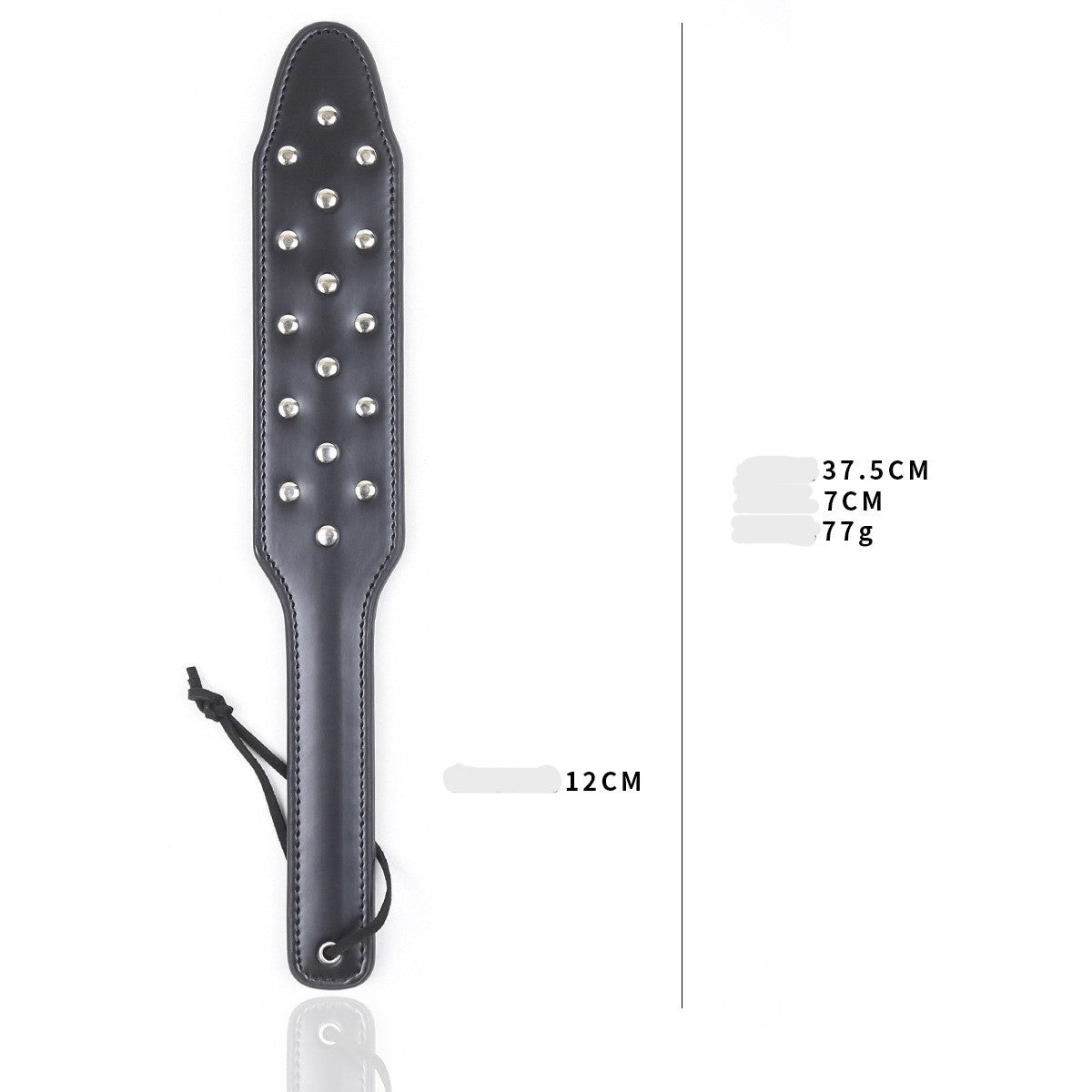 Studded Faux Leather Spanking Paddle - Sexy Bee UK