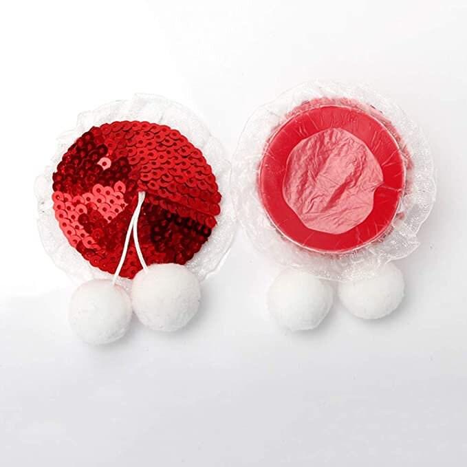 Sequin Pom-Pom Nipple Covers - Sexy Bee UK