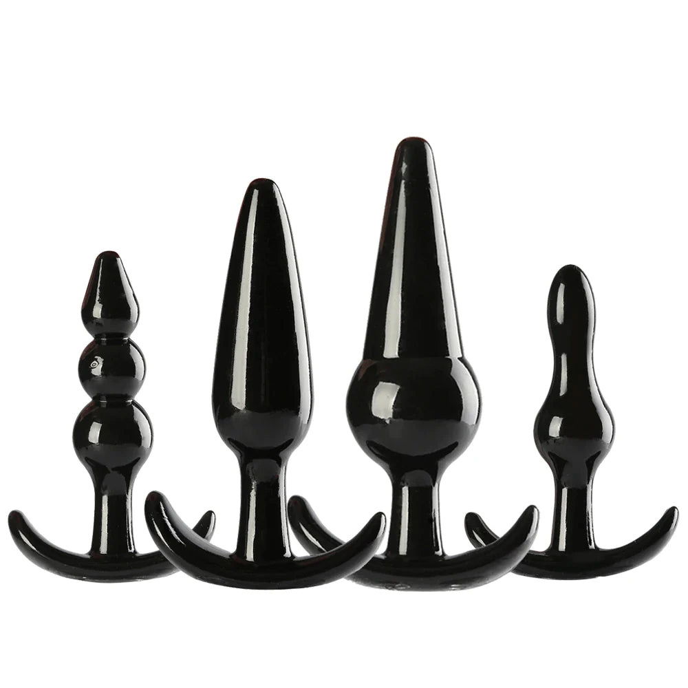 Silicone Butt Plug (4 Set) - Sexy Bee UK