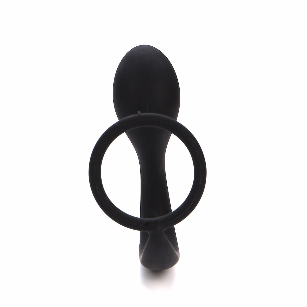 Silicone Anal Plug with Cock Ring - Sexy Bee UK