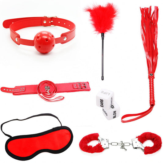 'Ruby Red' 7 Piece Bondage Kit