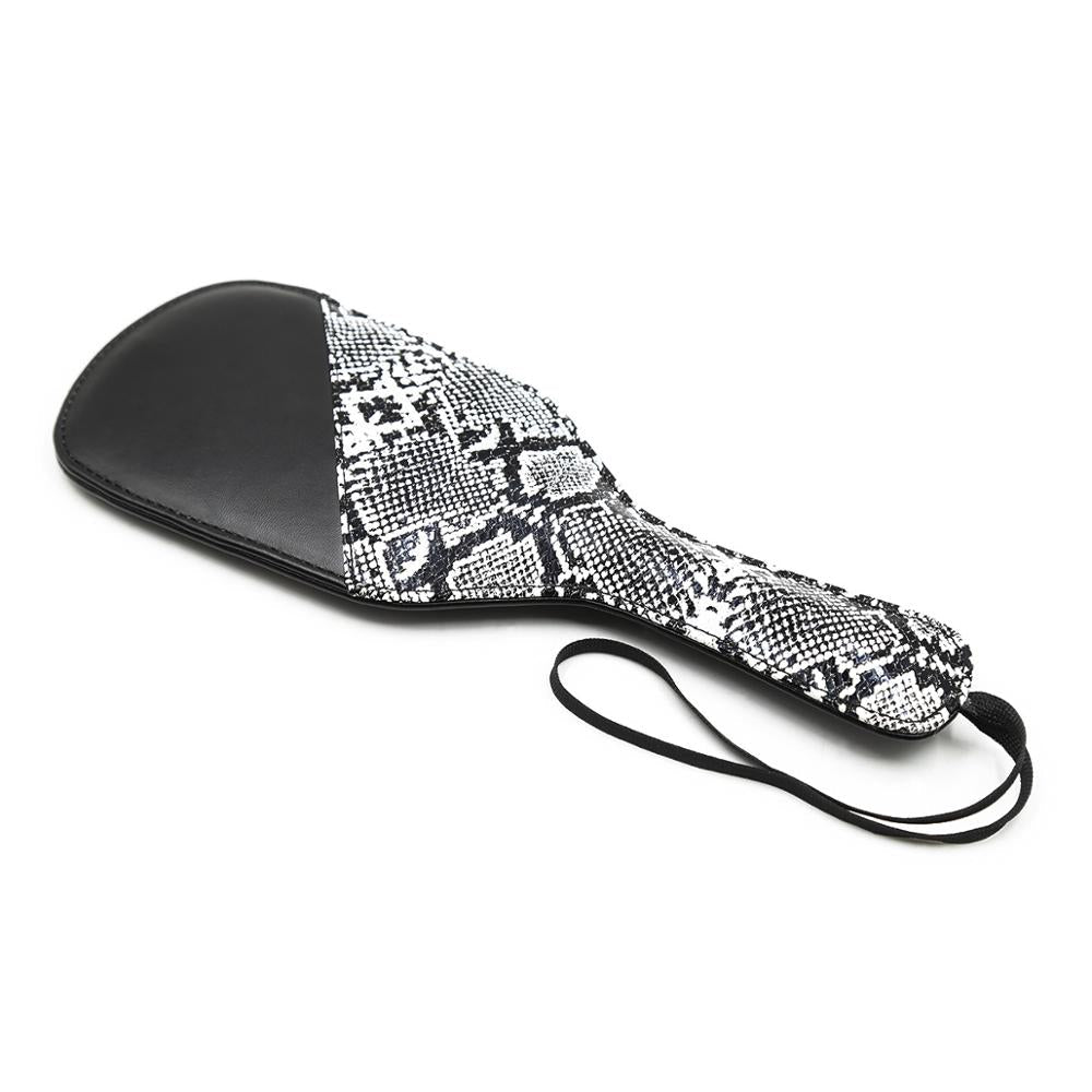 Snake Skin Padded Spanking Paddle - Sexy Bee UK