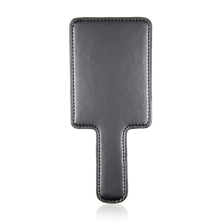 'Mirror' - Faux Leather, Black Spanking Paddle