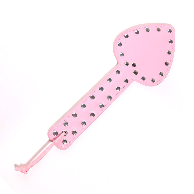 Spade Shaped Studded Spanking Paddle - Sexy Bee UK