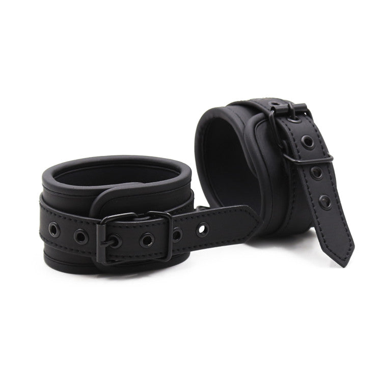 Midnight Black BDSM Handcuffs - Sexy Bee UK