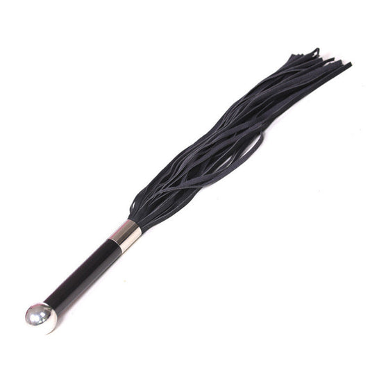 Stainless Steel Ball Faux Leather Flogger