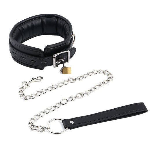 Premium Padded Collar, Lock and Lead - Sexy Bee UK