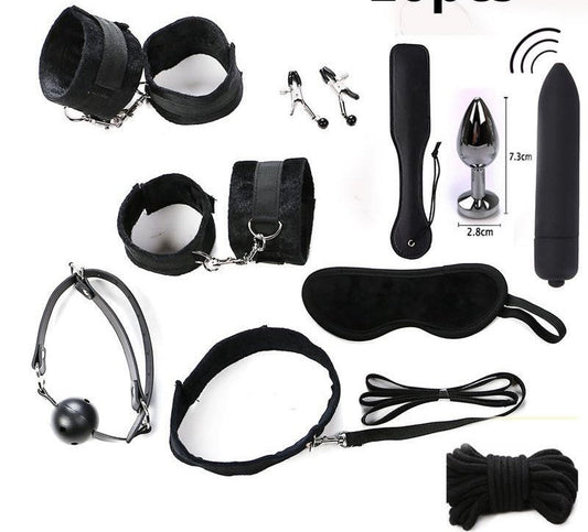 'Back to Black' BDSM Bondage Kit