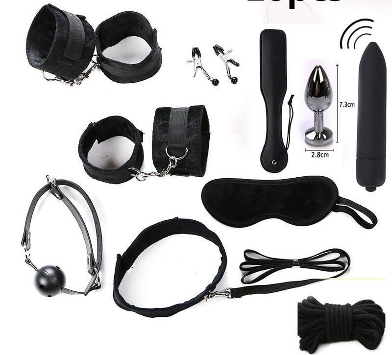 Black BDSM Bondage Kit 