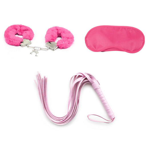 Kinky Pink Three Piece Bondage Kit