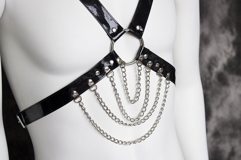 Chained Fetish Chest Harness - Sexy Bee UK