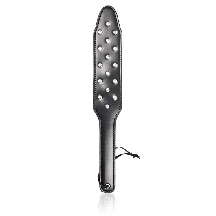 Studded Faux Leather Spanking Paddle - Sexy Bee UK