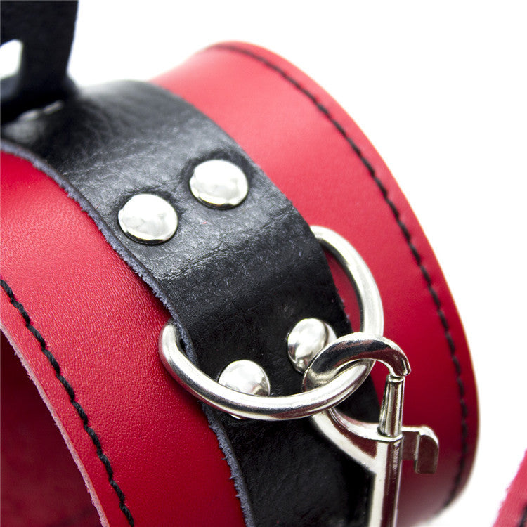 PU Leather Lockable Handcuffs - Sexy Bee UK