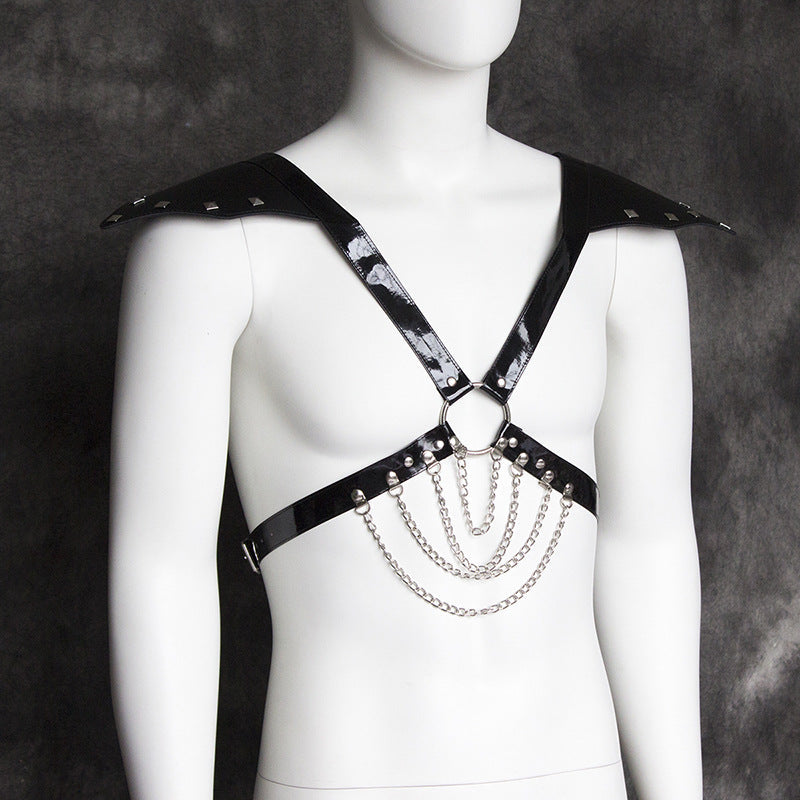 Chained Fetish Chest Harness - Sexy Bee UK