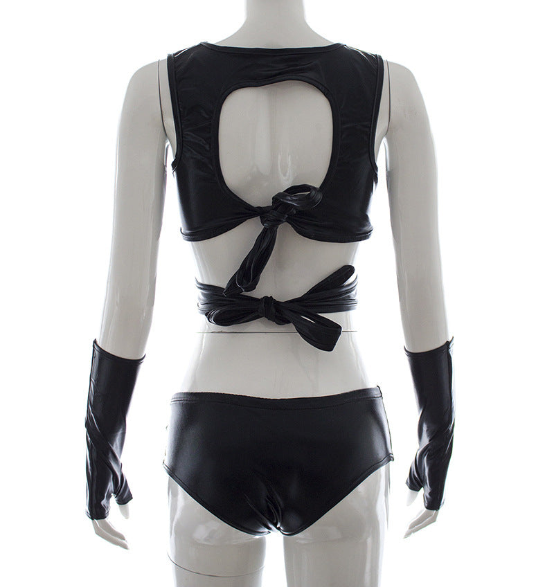 'Catwoman' Wrap Around Two Piece - Sexy Bee UK