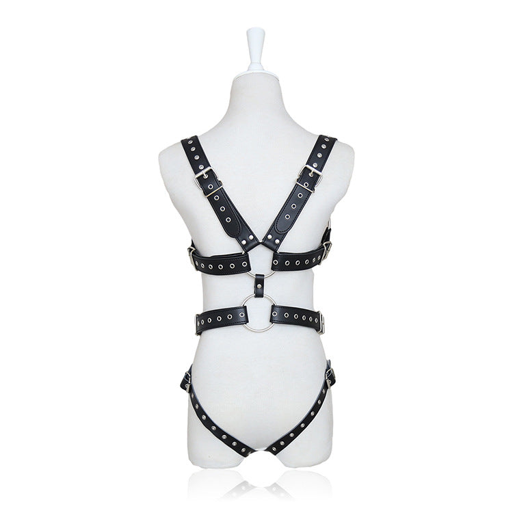 Open Cup Crotchless Body Harness - Sexy Bee UK